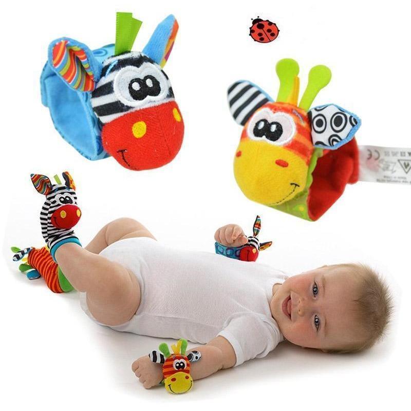 Wrist & Foot Sock Rattle Toy Set