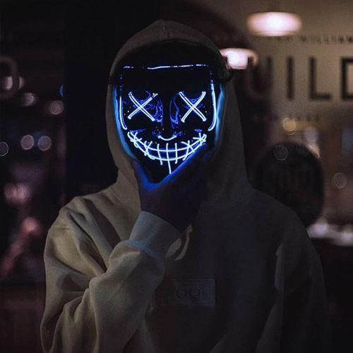LED Purge Party Mask - Lights Up