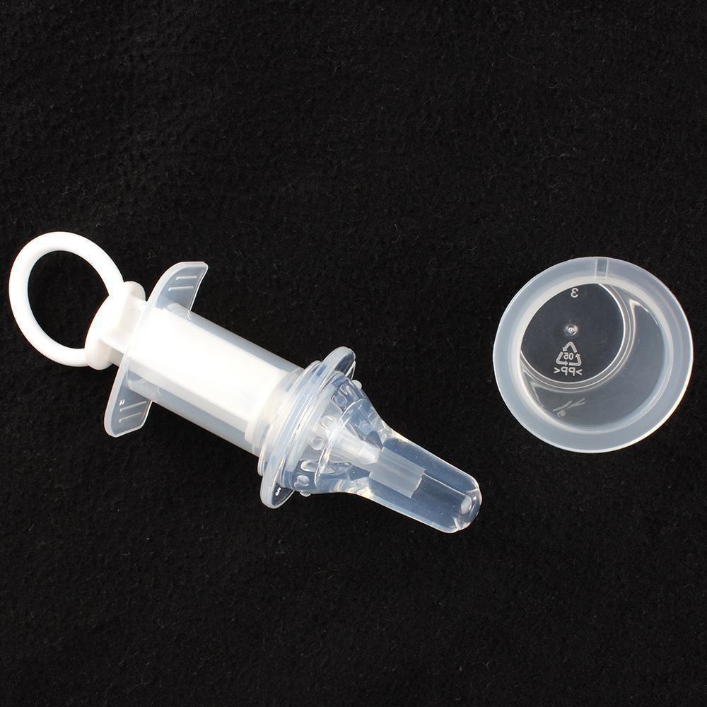 JustKidding® Baby Transparent Squeeze Medicine Pacifier