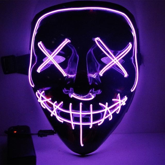 LED Purge Party Mask - Lights Up
