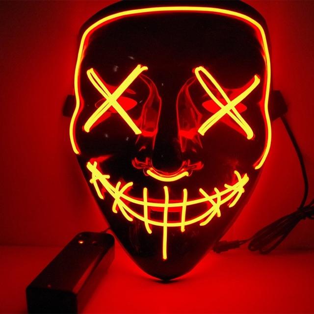 LED Purge Party Mask - Lights Up