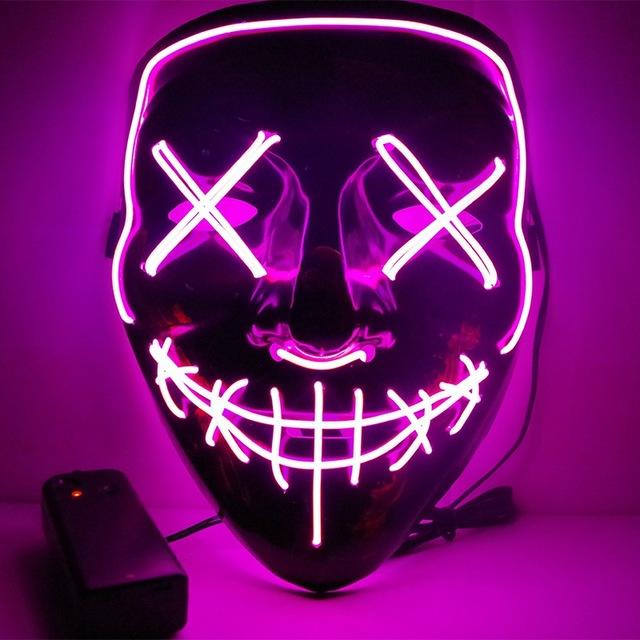LED Purge Party Mask - Lights Up