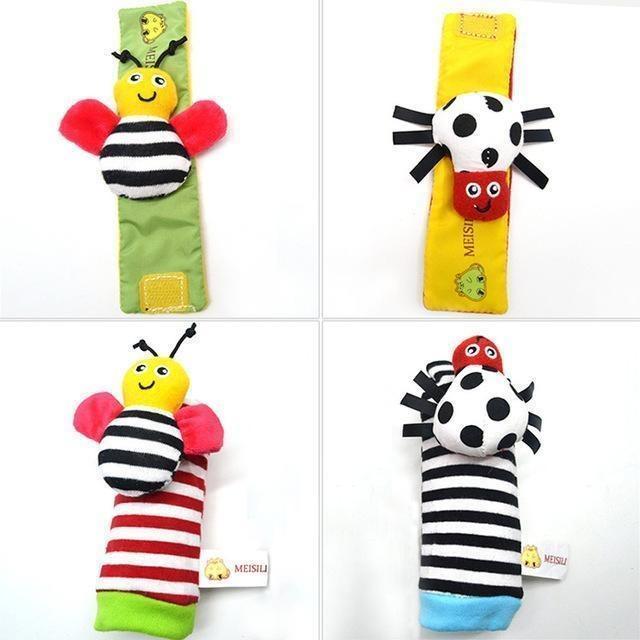 Wrist & Foot Sock Rattle Toy Set