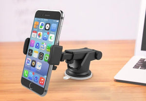 Automatically Locking Windshield Phone Holder