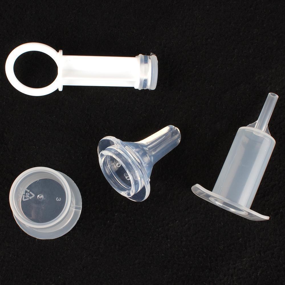 JustKidding® Baby Transparent Squeeze Medicine Pacifier