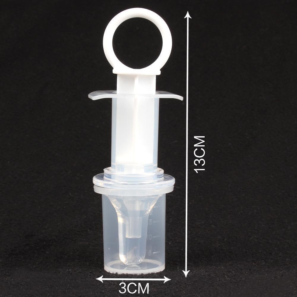 JustKidding® Baby Transparent Squeeze Medicine Pacifier