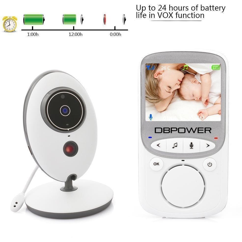 DBPOWER Wireless LCD Audio Video Baby Monitor