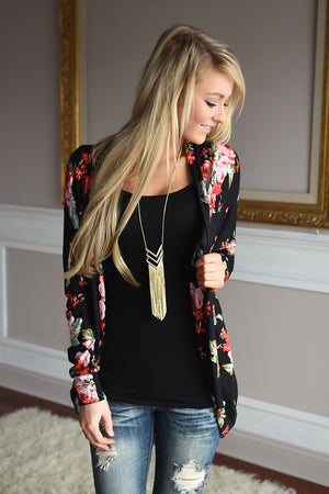 Floral summer coat kimono