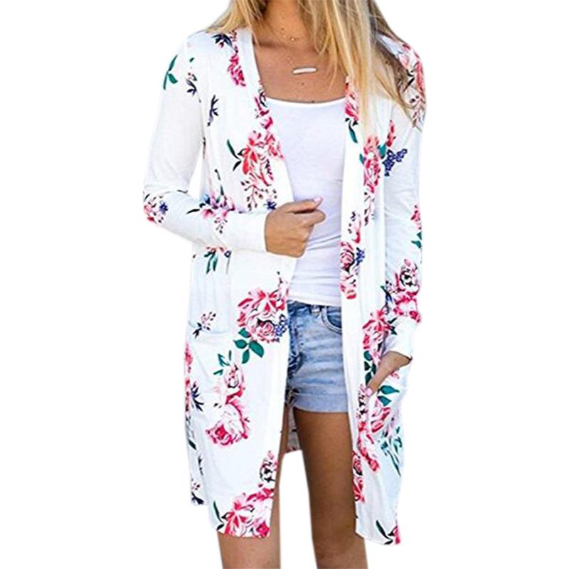 Floral summer coat kimono