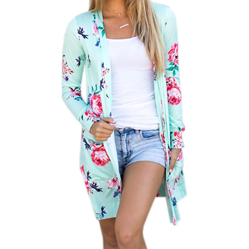 Floral summer coat kimono