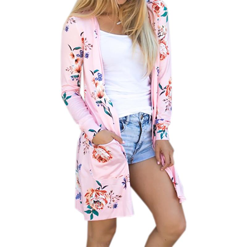 Floral summer coat kimono