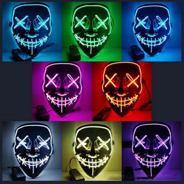 LED Purge Party Mask - Lights Up
