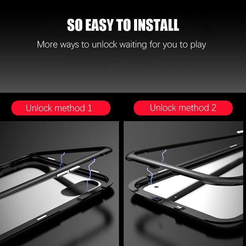 LUXURY MAGNETIC ABSORPTION METAL CASE FOR IPHONE