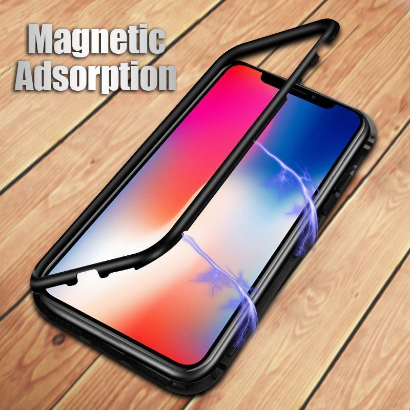 LUXURY MAGNETIC ABSORPTION METAL CASE FOR IPHONE