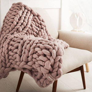 Handmade Chunky Knit Blanket