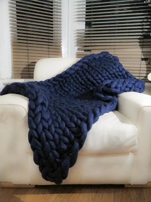 Handmade Chunky Knit Blanket