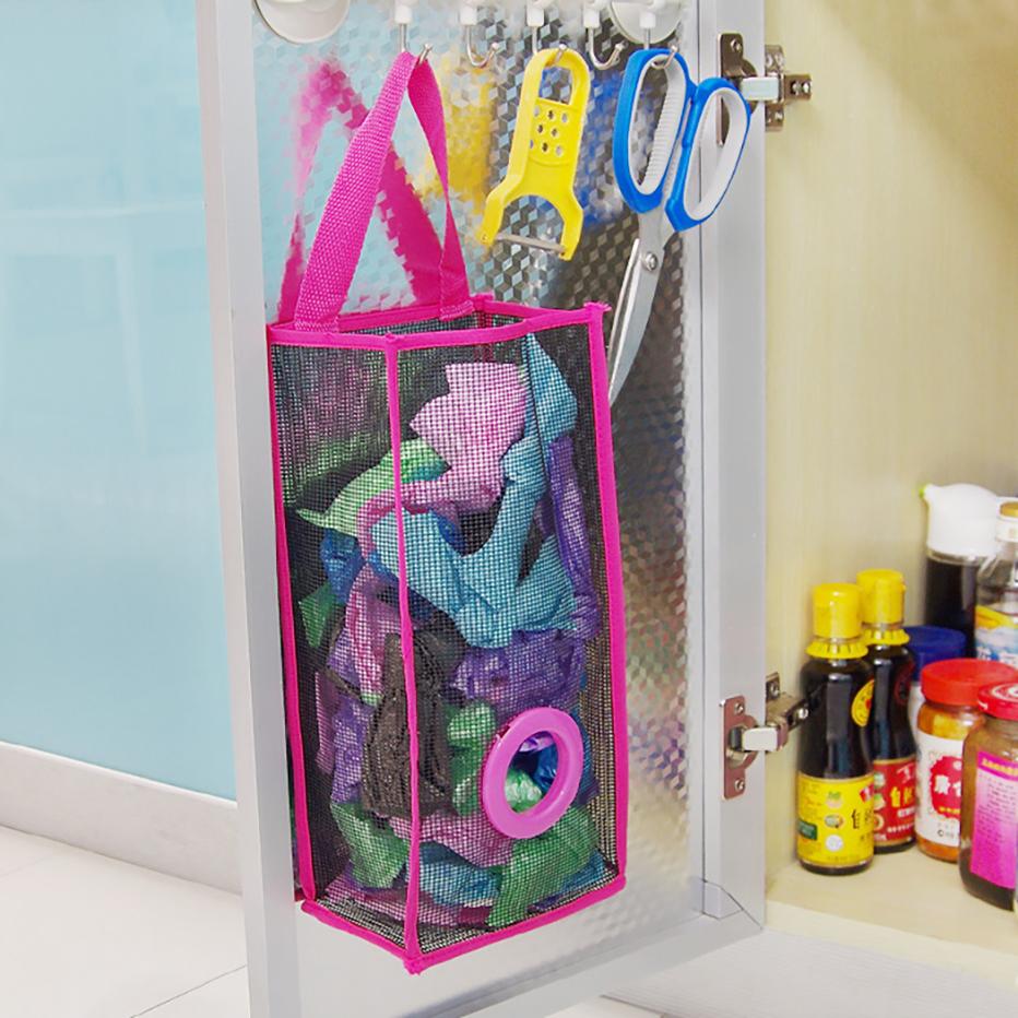 Hanging Garbage Bag Organizer