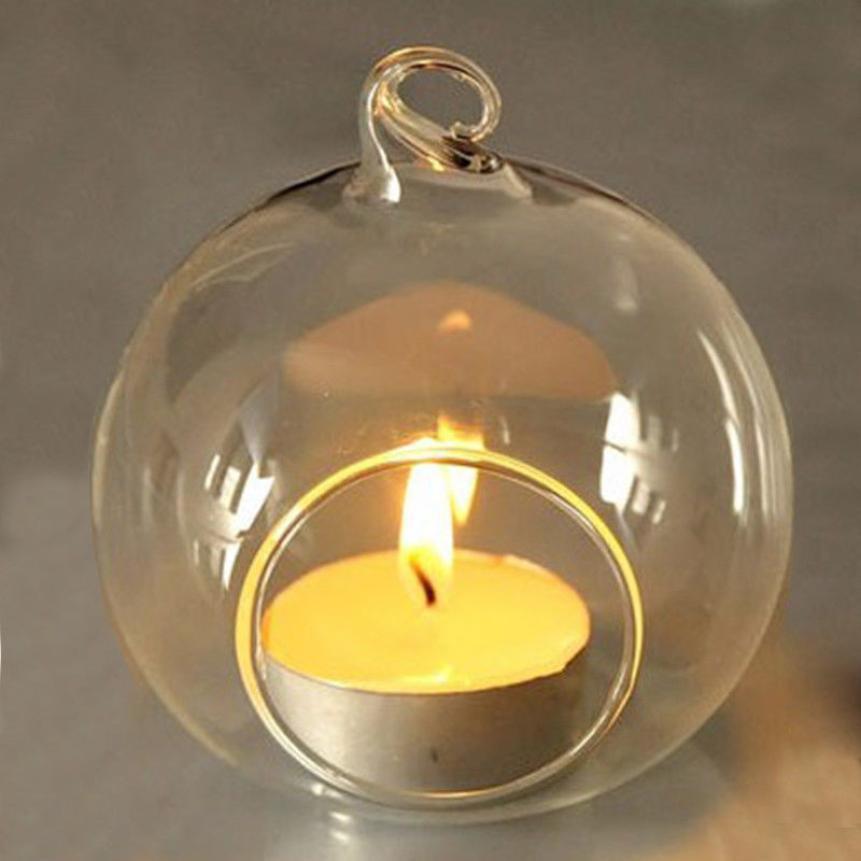 Hanging Tealight Holder Glass