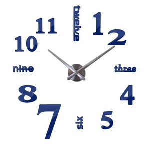 3D mirror clocks fashion