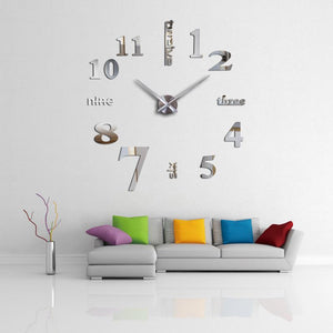 3D mirror clocks fashion