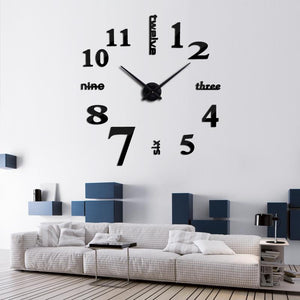 3D mirror clocks fashion