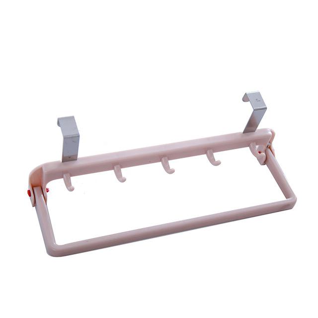 Automatic Folding Cupboard Rack with Hooks