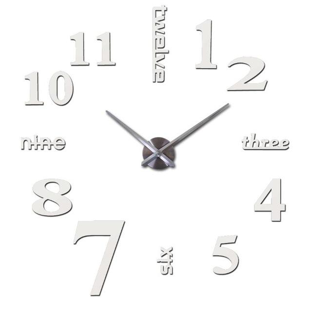 3D mirror clocks fashion
