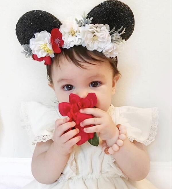Cute Mouse Ears Bowknot Children Headband