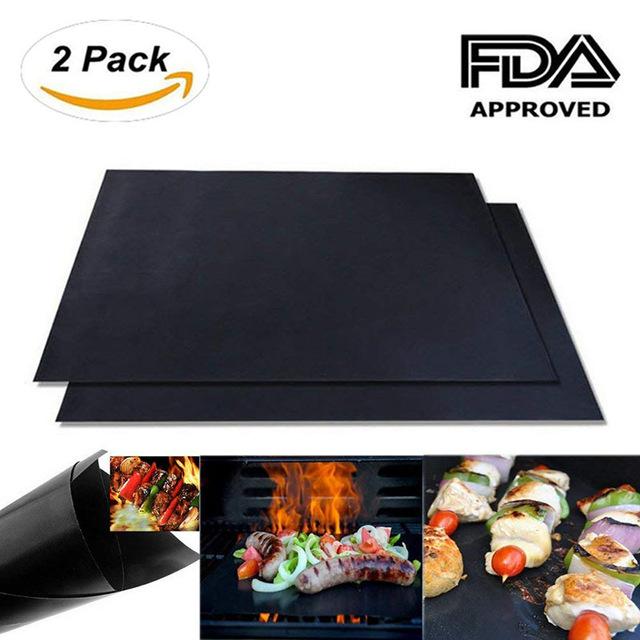 2Pcs/set Non-stick  Grill Mat Set