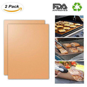 2Pcs/set Non-stick  Grill Mat Set