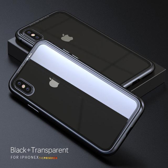 LUXURY MAGNETIC ABSORPTION METAL CASE FOR IPHONE