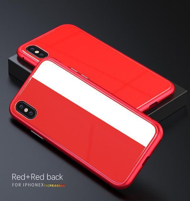 LUXURY MAGNETIC ABSORPTION METAL CASE FOR IPHONE